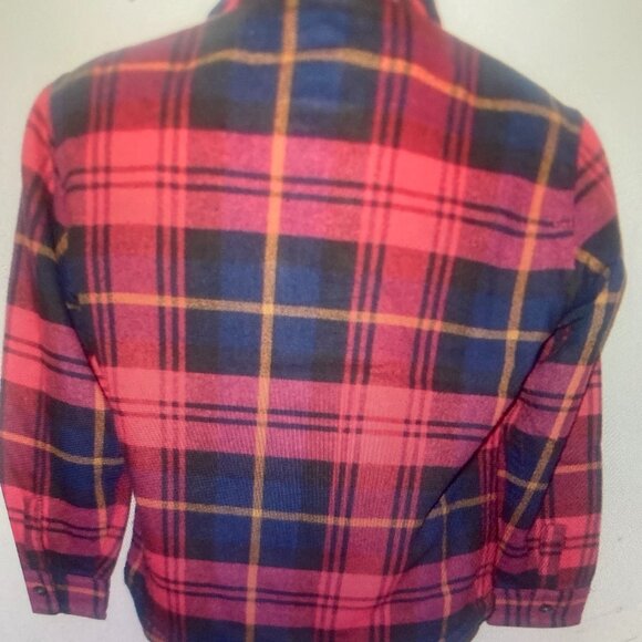 American Eagle Outfitters AEO AE Red Plaid Flannel Jacket Men's Small - Picture 3 of 3